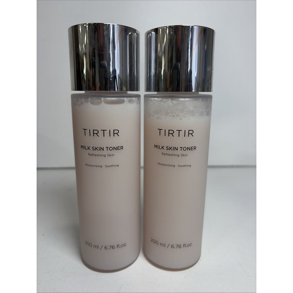 (Pack of 2) TIRTIR Milk Skin Toner 200ml / 6.76 fl.oz. Each Exp: 2028 - READ ME